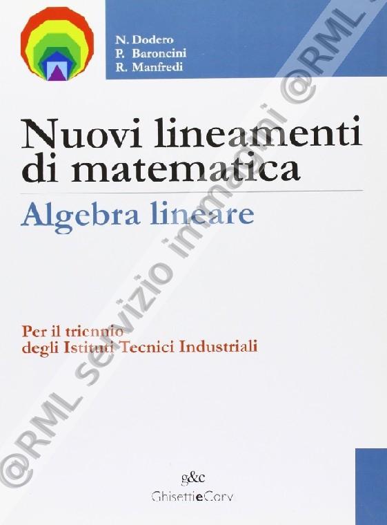 ALGEBRA LINEARE, NUOVI...